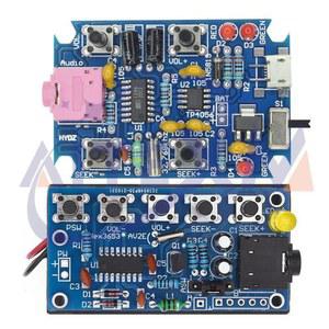 DIY 전자 키트 무선 스테레오 FM 8V 6V PCB 수신기 76MHZ 108MHZ 모듈 라디오