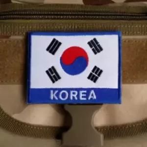 국기 와펜 스티커 패치 유니폼