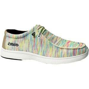 피라미드 여성 u2019s 패스 라이트 u201CHEY 브로 u201D 슬립온 니트 볼링화 - 가벼운 심리스 디자인, 운동 핏, 통기성 갑피, 유니버설 슬라이드 밑창