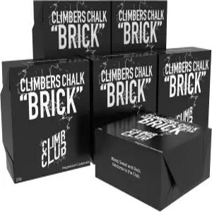 프리미엄 암벽 등반 초크 - 볼더링 및 훈련을 위한 100 탄산 마그네슘 2온스 블록