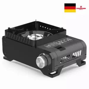 짐머만 국산 캠핑 휴대용 미니 가스버너 이중안전차단 내연식화구 부탄버너 가스레인지 야외 캠핑용 버너