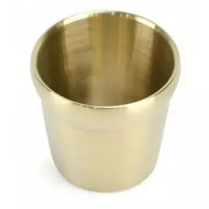 [하프클럽/브이와이]티타늄 물컵 식당 카페 스텐물컵 이중 물잔 7cm