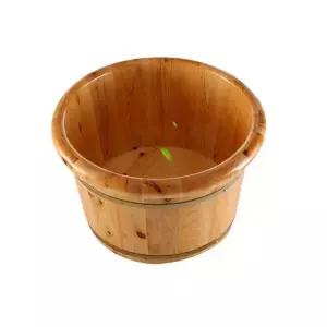 오아브로드 물통 히노끼통 내피 사우나스파 편백나무 원목 소품 세트 국자