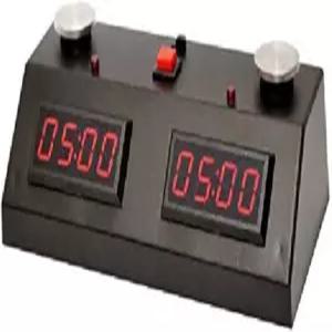 체스 스토어 ZMF-II 디지털 시계 - 빨간색 LED 디스플레이 / 검은색 케이스 보드 게임 2인용