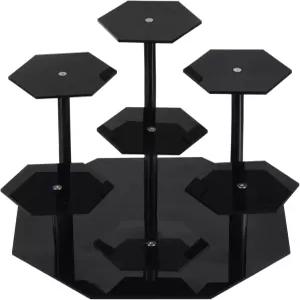 피규어 수집품 컵케이크를 위한 uxcell 7단 아크릴 디스플레이 스탠드