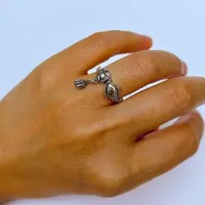 사이즈프리 연꽃 잉어반지 행운 재물운 구리 잉어 불교굿즈 금전운