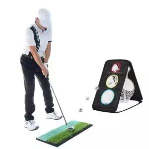 [알티피아]골프 어프로치 연습 네트 골프 연습망 접이식 간편한 휴대용 치핑