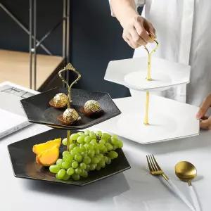 북유럽풍 케이크 디저트셋팅 트레이 접시 애프터눈티 라이트그린 세트