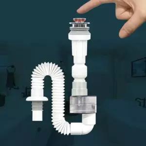 [생활] Z팝업아이트랩일체형 원터치 /하수구 배수관 세면대