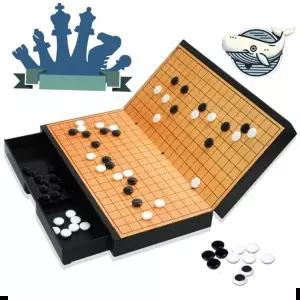 보드게임 접이식 자석 바둑판 중형 휴대용 바둑