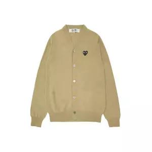 [꼼데가르송] 24FW 블랙 하트 와펜 패치 가디건 AZ-N024-051-3