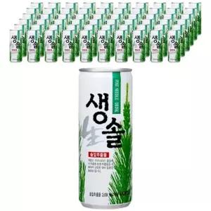 생솔 240ml 30캔x2 음료수 간식 무료배송