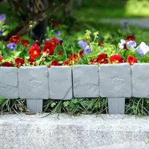 조립식 화단 울타리 돌무늬 정원 플라스틱 10p 경계 조경