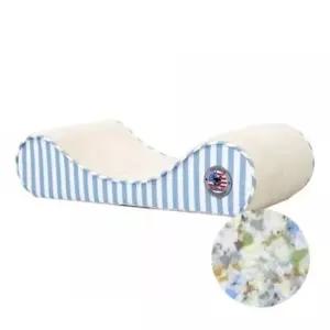 [반려] 강아지 소파 아이보리블루 중형 마블 1P 고양이 침대