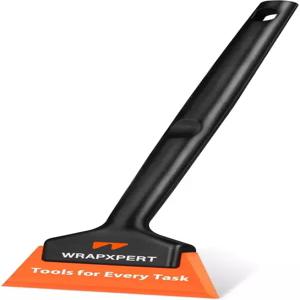 WRAPXpert 작은 스퀴지 거울 샤워 유리문 창문 청소용 고무 자동차 창문용 미니 조명 범퍼 비닐 랩 틴트