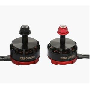 PCS 브러시리스 모터 RS2205 2300KV 항공기 FPV 드론 6S 인치 모델 ESC 레이싱 20A 30A 40A 콥터 쿼드 CW CCW