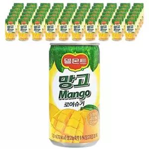 델몬트 망고 로어슈거 180ml 30캔x3 무료배송