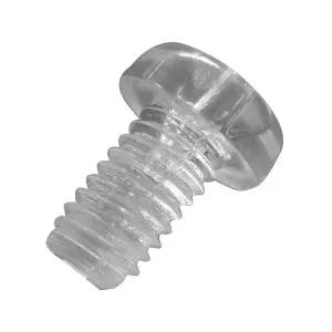 투명 볼트 헤드 플라스틱 나사 부속 아크릴 절연