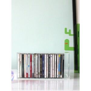 cd CD 수납 정리 음악테이프 보관함 있는 다용도 LP판 LP선반 cd장 박스 진열장