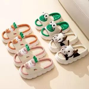 [라일리] Rly 큐리티 통굽 슬리퍼 키높이슬리퍼 무소음슬리퍼 실