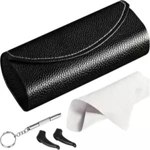 레이러브 얼티밋 안경 케이스 키트 하드 쉘 선글라스 및 청소용 천 드라이버 이어 훅이 포함된
