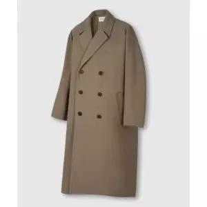 리메인세컨드 LEMAIN SND 울 블렌드 오버핏 더블 코트 베이지 엘엠씨 LMCT02 423341