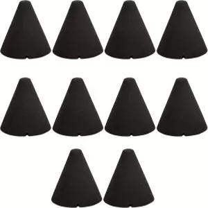 DIY 블랙 팩 10개를 위한 이부이 1.38인치 x 1.46인치 전자 드럼 피에조 트리거 폼 콘