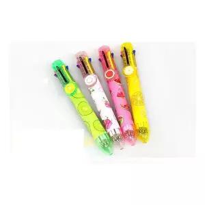 과일 컬러 8색 볼펜 칼라펜 세트 필기구 랜덤발송 문구 사인펜