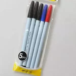 싸인펜 수성 필기 5p 도구 사인펜 사무 학용품 문구 문구 싸인펜