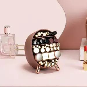 칸막이 화장품 샘플 정리 빗 꽂이 정리대 향수 통 진열대 화장대 꾸미기 브러쉬 보관함 보관 립스틱 정리함