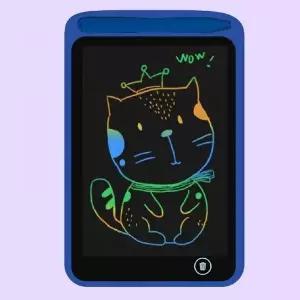 bns 신광 레인보우6.5인치 칼라 LCD매직노트 드로잉보드 전자칠판