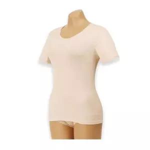 TBZ 얇은내복 여성내복 상의 반팔 어른 반팔내의