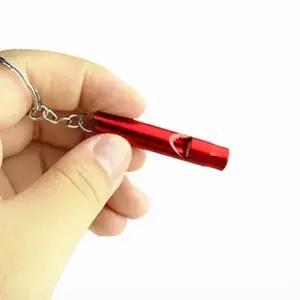 심판용품 일자형 호루라기 키링형 레크레이션 호각