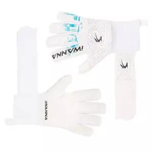 축구장갑 손가락 꺾임 방지 골키퍼 장갑 (화이트) (S) (7호)