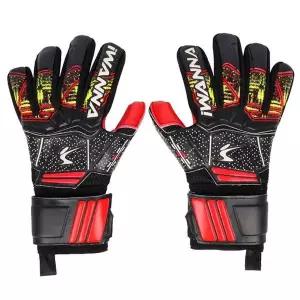 축구장갑 손가락 꺾임 방지 골키퍼 장갑 (블랙) (XL) (10호)