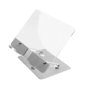 다용도 높이조절 투명 독서대 각도조절 접이식 책받침대