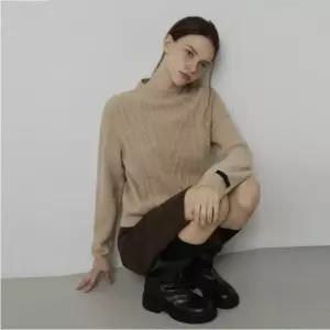 백화점 잇미샤 모크넥 케이블 알파카 울 니트ITPCKPO930EMA