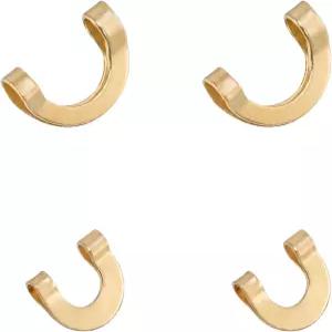 닥터피쉬 100팩 접힌 스피너 클리비스 낚시용 인라인 미끼 액세서리 제작 민물 블레이드 앨라배마 월 리그