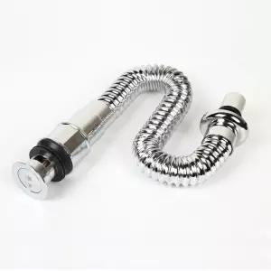 [모두모아]자동팝업아이트랩일체형/세면대 배수관 트랩 부속품 자동팝업 세면대배수관 세면기배수관 세면대