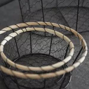 빵 바구니 바스켓 베이커리 보관 진열 철제 제과점 타원형