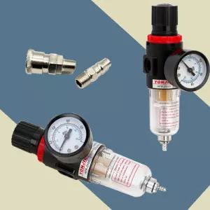 [모두모아]에어컴프레서 수분제거 일체형 에어필터 컴프레서필터 콤프레서필터 커플러제공 수분제거기