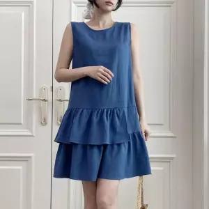 [다잇템]여성 프릴 티어드 쁘띠 마원단 원피스 (36383305A)