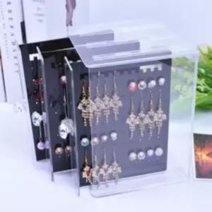 아크릴 귀걸이 정리함 투명 서랍형 쥬얼리보관함 목걸이거치대 블라젯