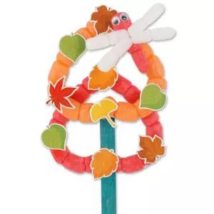 플레이콘 단풍나무꾸미기 퍼니콘 물로붙이는콘 놀이콘 옥수수깡 쏭롤쁘