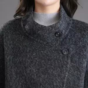 여친 모직 추동 데일룩 코트 양면 캐시미어 아우터 슬림핏 DAOL4