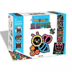 만들기상자 미니플레이콘 물로붙이는콘 유아용만들기키트 옥수수깡 민릿느