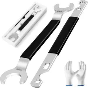 후주센 팬 클러치 렌치 세트 32mm 및 36mm 공구 BMW 포드 GM 쉐보레 닷지 지프 제거 키트 워터 펌프 홀더