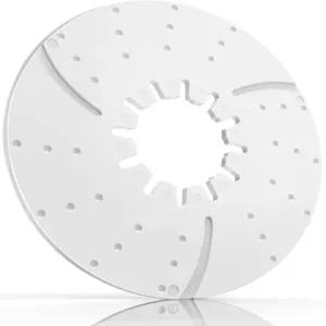 Zquljeton 5번째 휠 히치 루브 플레이트 - 삐걱거리는 소음 방지 10인치 플레이트는 마찰 손상으로부터