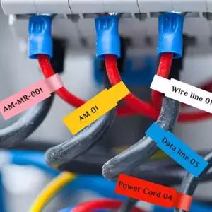 케이블 네임태그 네임택 랜선 정리 라벨 이름표 스티커 전선정리
