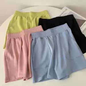 [모두쇼핑]여자 홈웨어 시원한 폴리 소재 여성 밴딩 반바지 여름반바지 트레이닝반바지 남자반바지 여자반